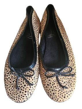 Aerosoles Teashop Leopard Print Ballet Flats Women 8